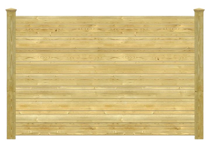 Aberdeen NC horizontal style wood fence