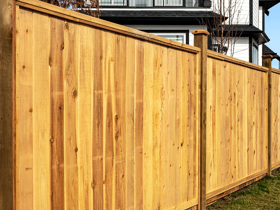 wood fence Holly Springs North Carolina